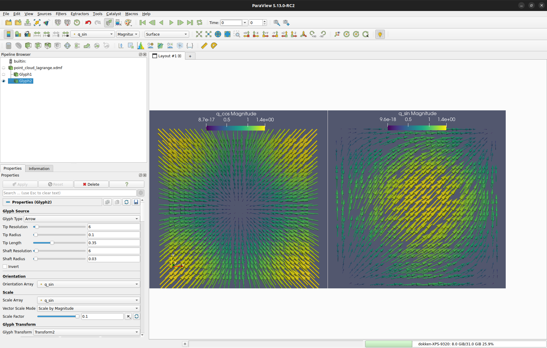 Point cloud in ParaView